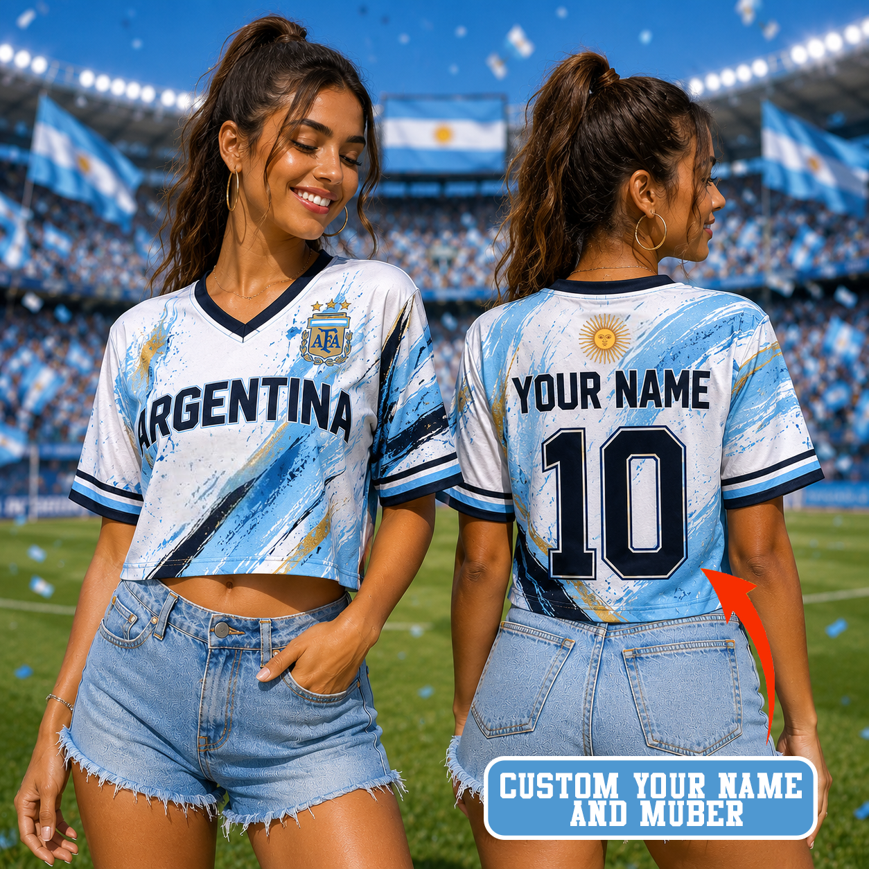 Premium AGTN Crop Top Jersey TNSM